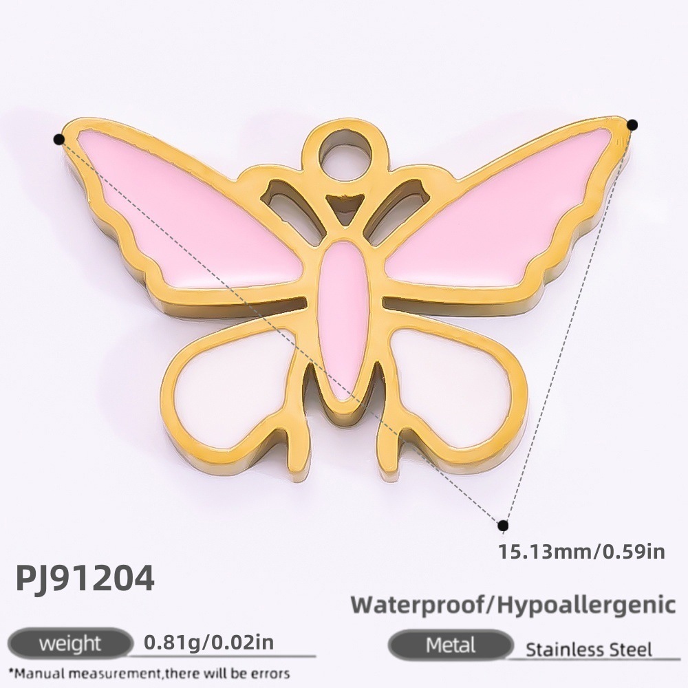 Pendentif Femme En Acier Inoxydable Doré, Étanche, En Forme De Cœur, Avec Huile Sweet Drop (1 Pièce) - Collection Romantique