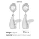 Boucles d'oreilles en argent EH296 Image2