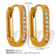 Boucles d'oreilles en or et diamants blancs EH314 