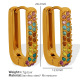 Boucles d'oreilles en or et diamants colorés EH315 Image4