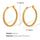 Boucles d'oreilles dorées strass 