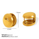 Clip d'oreille doré EH648 Image6