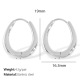 Boucles d'oreilles en argent EH828 Image9
