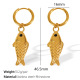 Boucles d'oreilles en or et diamants noirs EH834 Image2