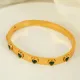 Bracelet en or et zirconium vert SZ122 Image2