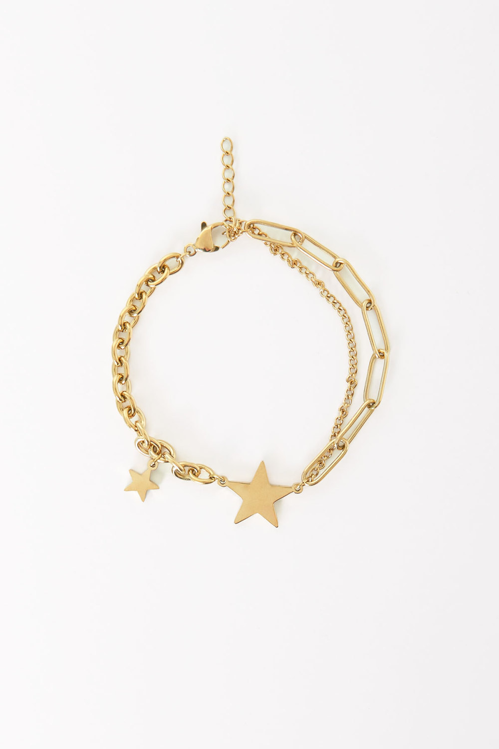 Bracelet À Maillons Étoiles