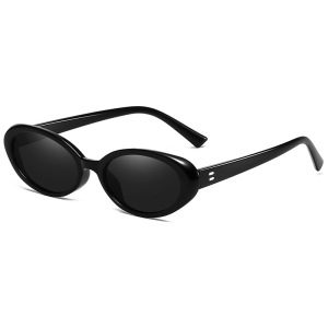 1 Paire De Lunettes De Soleil Simples En Résine De Couleur Unie Pour Femmes h5 