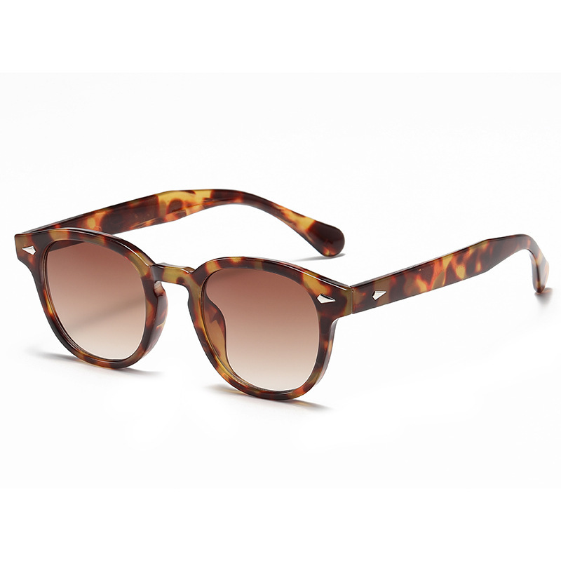 1 Paire De Lunettes De Soleil Unisexes Ccb Décontractées À Imprimé Léopard De La Série Simple 