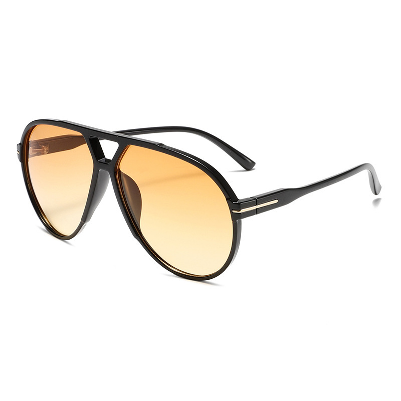 1 Paire De Lunettes De Soleil Femme Simple Series Daily À Imprimé Léopard En Plastique 
