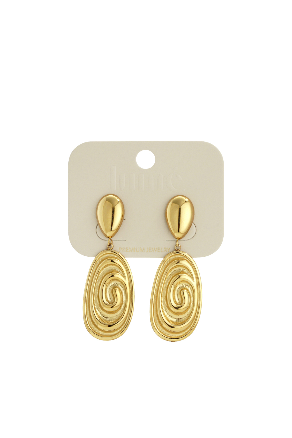 Boucles D'Oreilles Pendantes En Acier Inoxydable, Forme Irrégulière, Série Décontractée, Simple Et Quotidienne, Bijoux Pour Femmes Image5