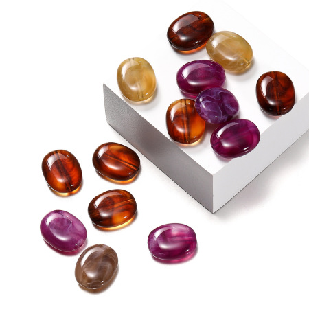 1 sachet de perles acryliques rondes DIY pour bijoux 2