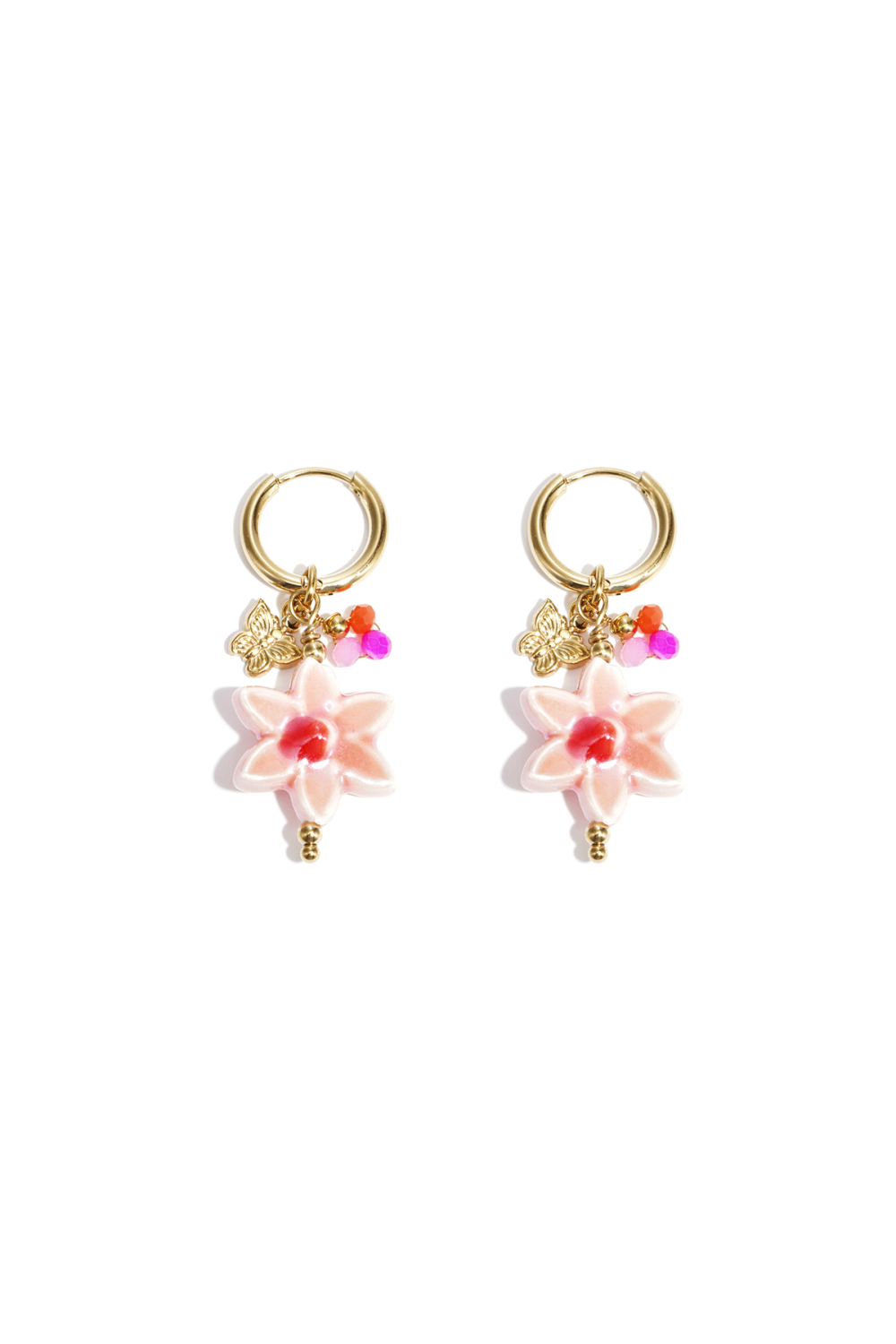 Boucles D'oreilles Fleur Magique