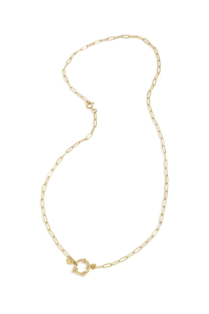 Collier Et Bracelet 2 En 1 À Maillons Ovales h5