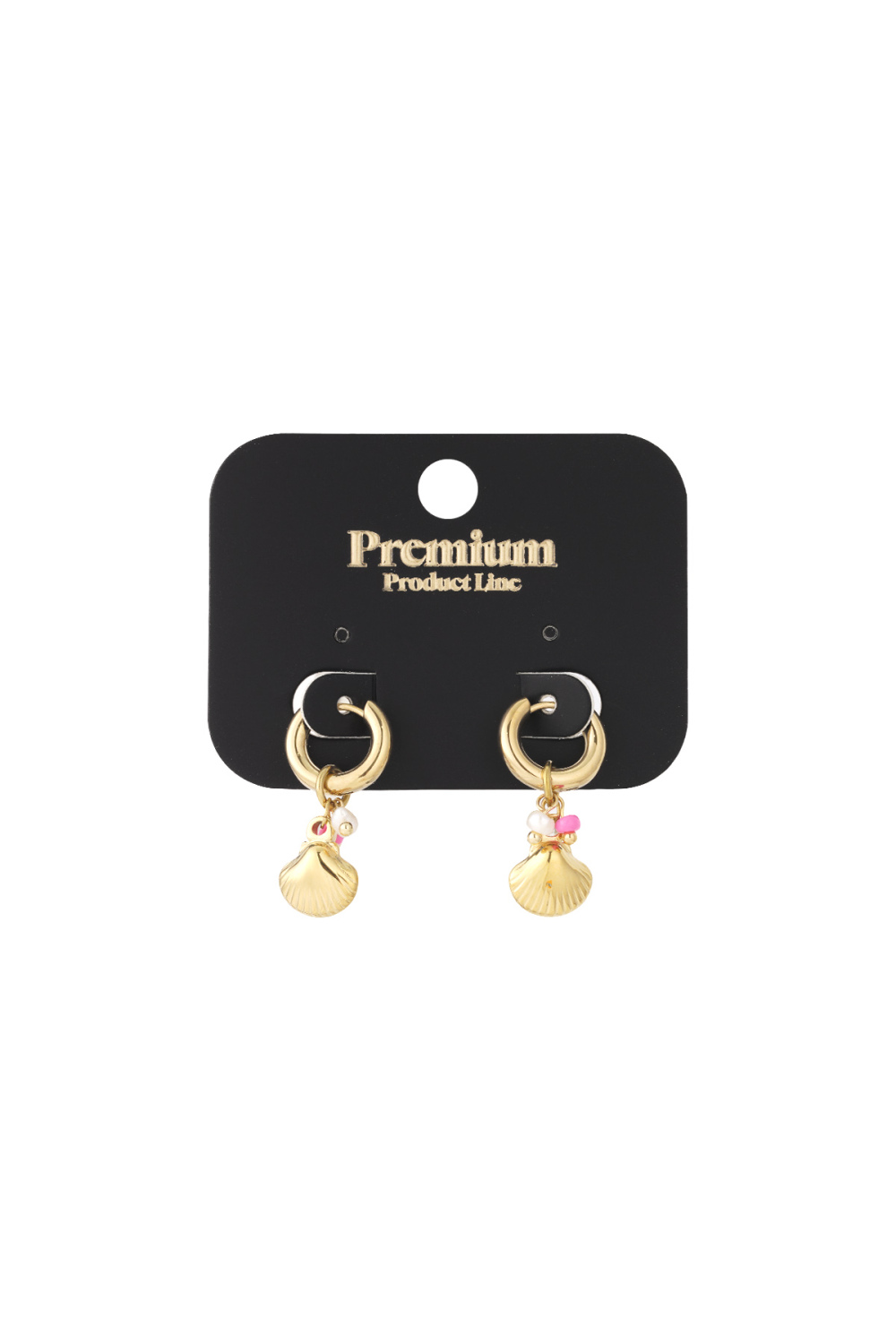 Boucles D'oreilles Perles Avec Coquillage Image2