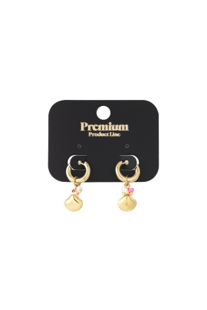 Boucles D'oreilles Perles Avec Coquillage h5 Image2