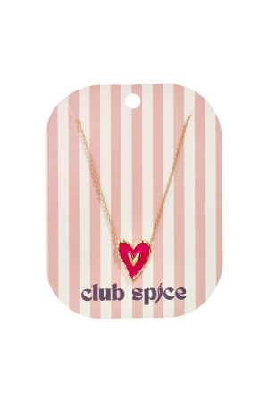 Collier Avec Cœur Rouge Suspendu h5 Image3