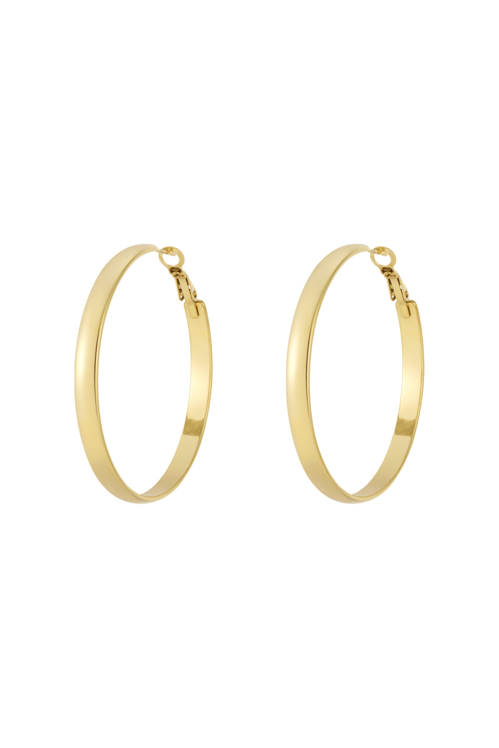 Boucles D'Oreilles Créoles Basiques Épaisses 