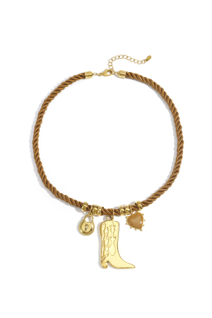 Colliers Pendentifs En Polyester Pour Bottes, Série Casual Daily Simple, Bijoux Pour Femmes h5 