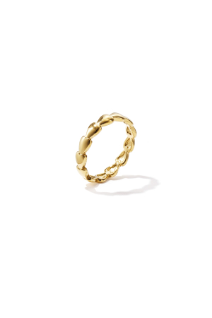 Bague Minimaliste Ornée De Petits Cœurs h5 