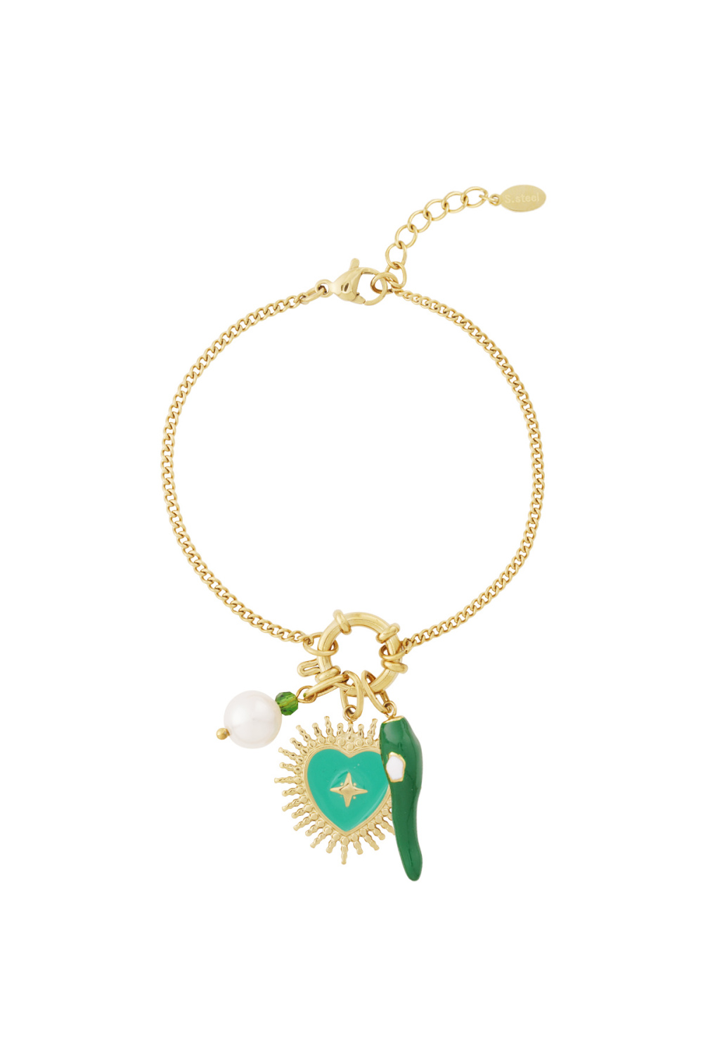 Bracelet Diy Coeur Vert h5Image3