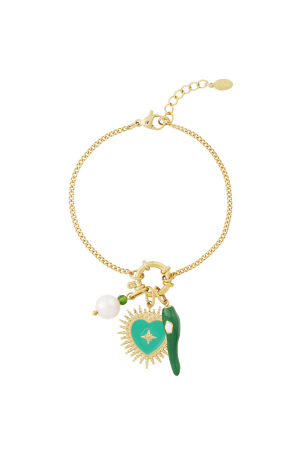 Bracelet Diy Coeur Vert h5 Image3