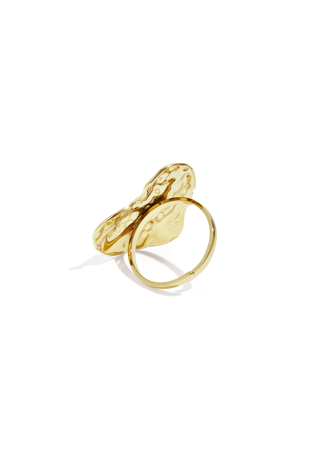 Bague Statement En Forme De Cœur Structuré Image2