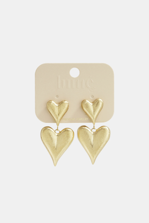 Boucles D'Oreilles Pendantes En Forme De Cœur, Série Simple Et Décontractée Pour Le Quotidien, Bijoux Pour Femmes h5 Image4