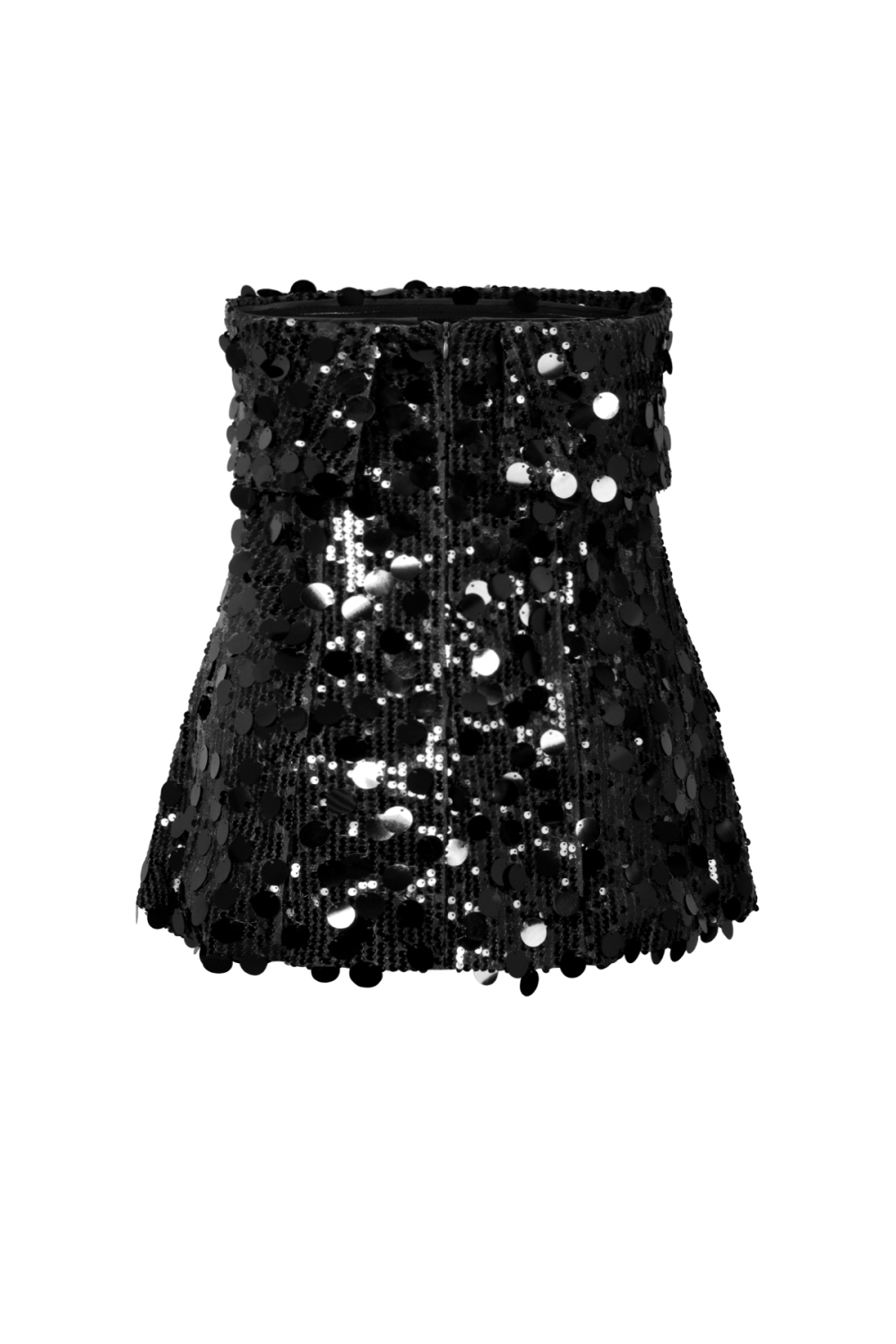 Tissé Fibre De Polyester Haut Sans Manches Femme Paillettes Élégant Image3