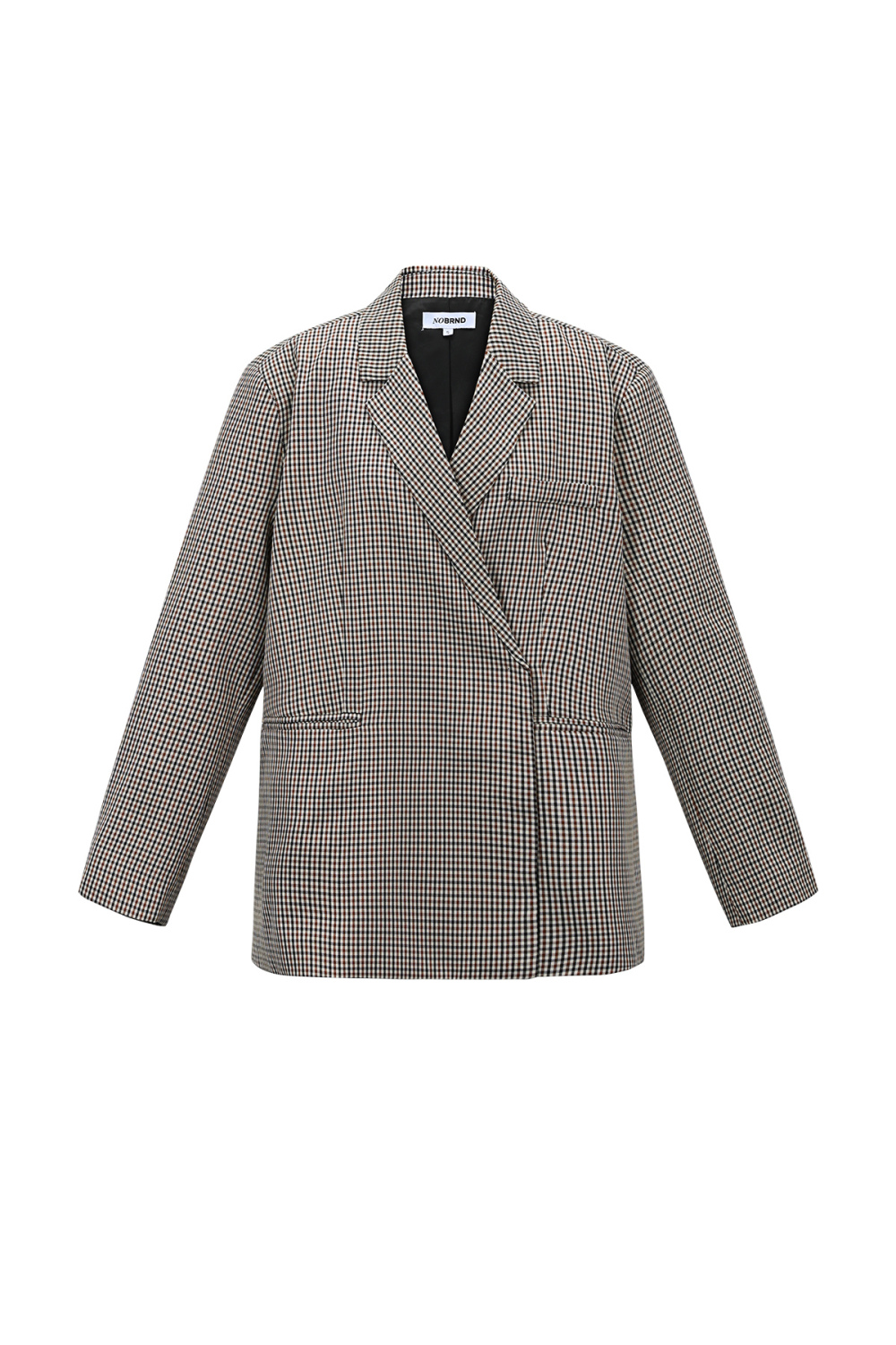 Blazer À Carreaux Oversize (Pack With Plastic Bag)