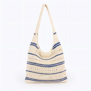 Sacs De Plage Quotidiens Pour Femmes En Coton Tissé Ajouré h5 Image2