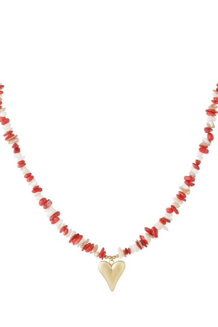 Colliers pendentifs en acier inoxydable Cœur Série Casual Daily Simple Bijoux pour femmes