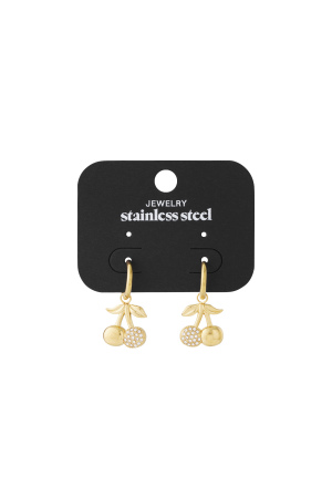 Boucles D'Oreilles À Paillettes Cerises h5 Image5