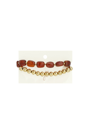 Bracelet Composé De Perles Asymétriques h5 Image4