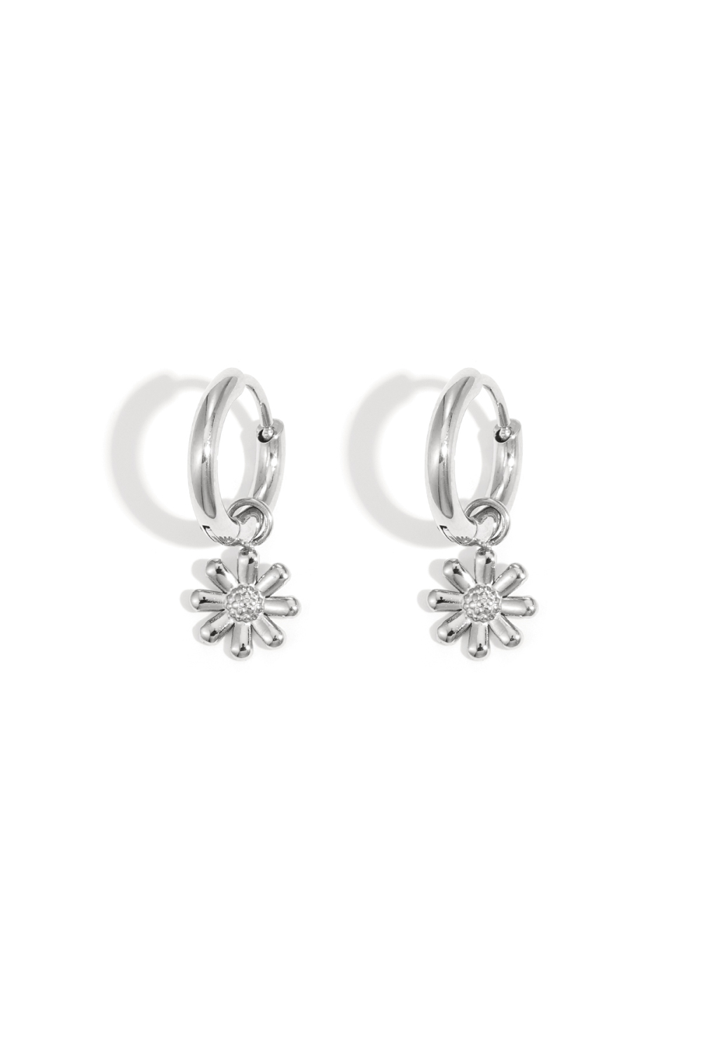 Boucles D'Oreilles Little Daisy En Acier Inoxydable 