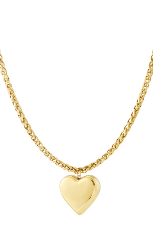 Collier Battement De Cœur En Or h5 