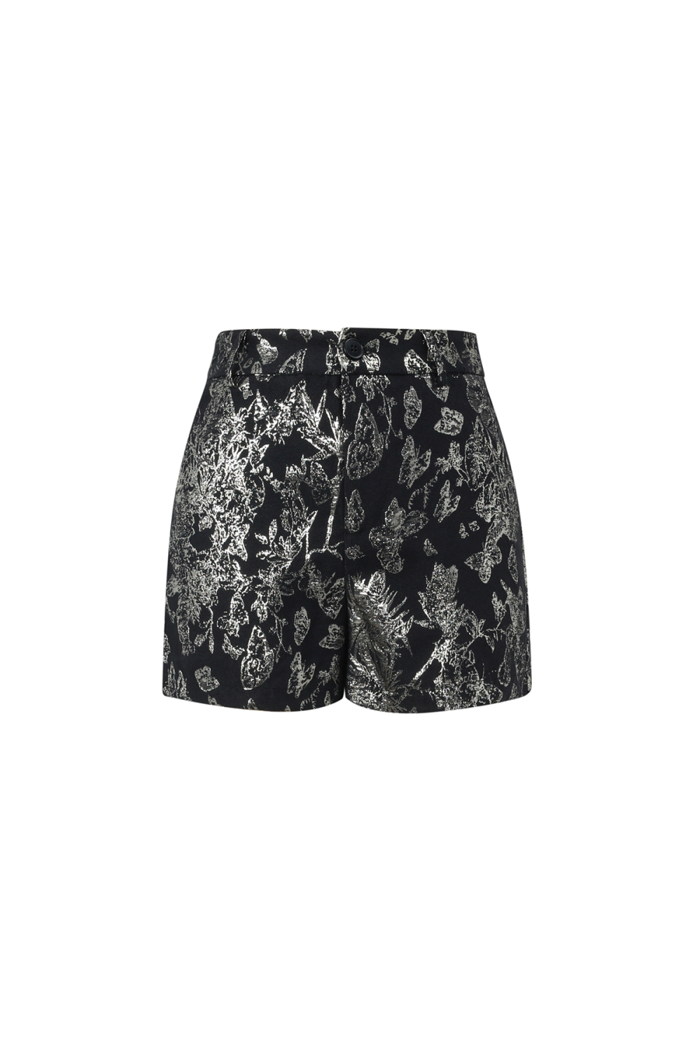 Shorts Femme En Fibre De Polyester Tissée Imprimé Floral Élégant