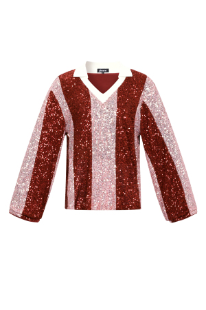 Tissu Polyester Fibre Hauts À Manches Longues Pour Femmes Casual Rayures h5