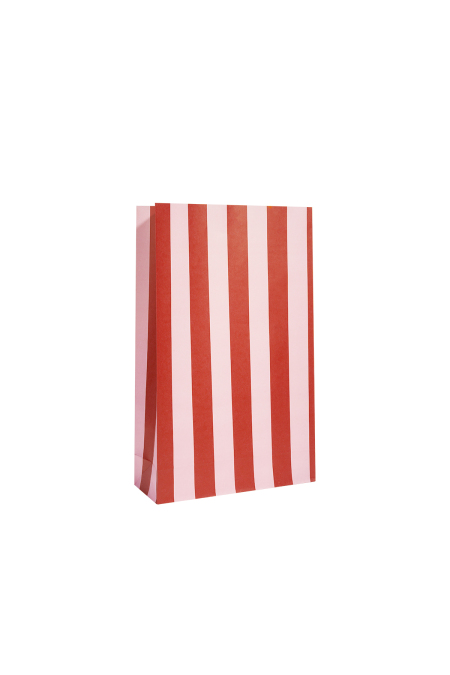 Sac cadeau rayé sans anse
