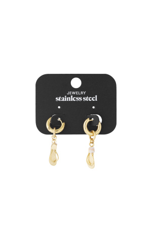 Boucles D'Oreilles Tongs Avec Perle h5 Image4