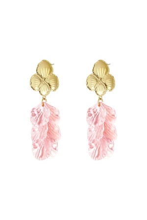 Boucles D'Oreilles En Forme De Fleur Avec Nacre h5 