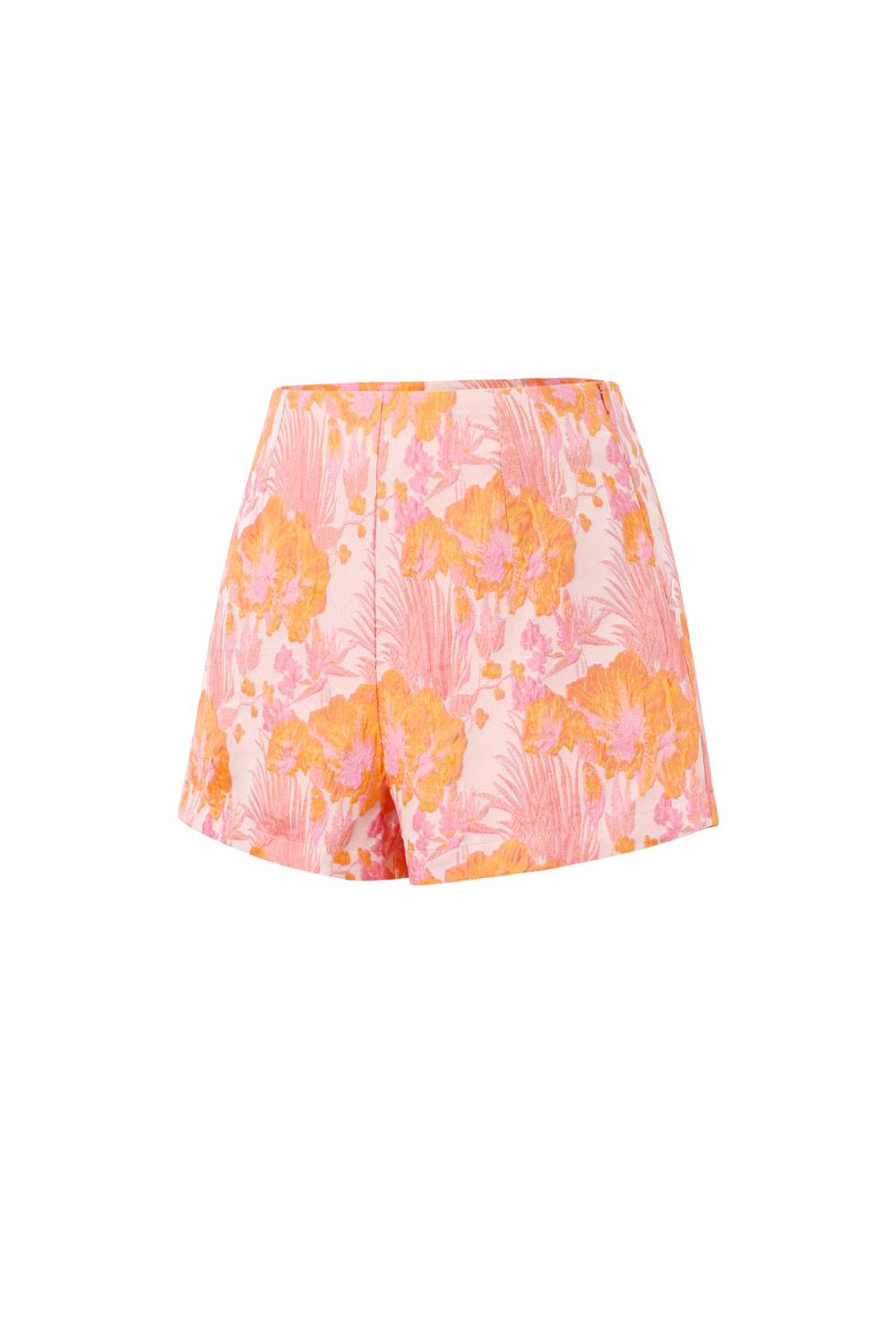 Shorts Femme Tissu Polyester Fibre Élégant Imprimé Floral Image2