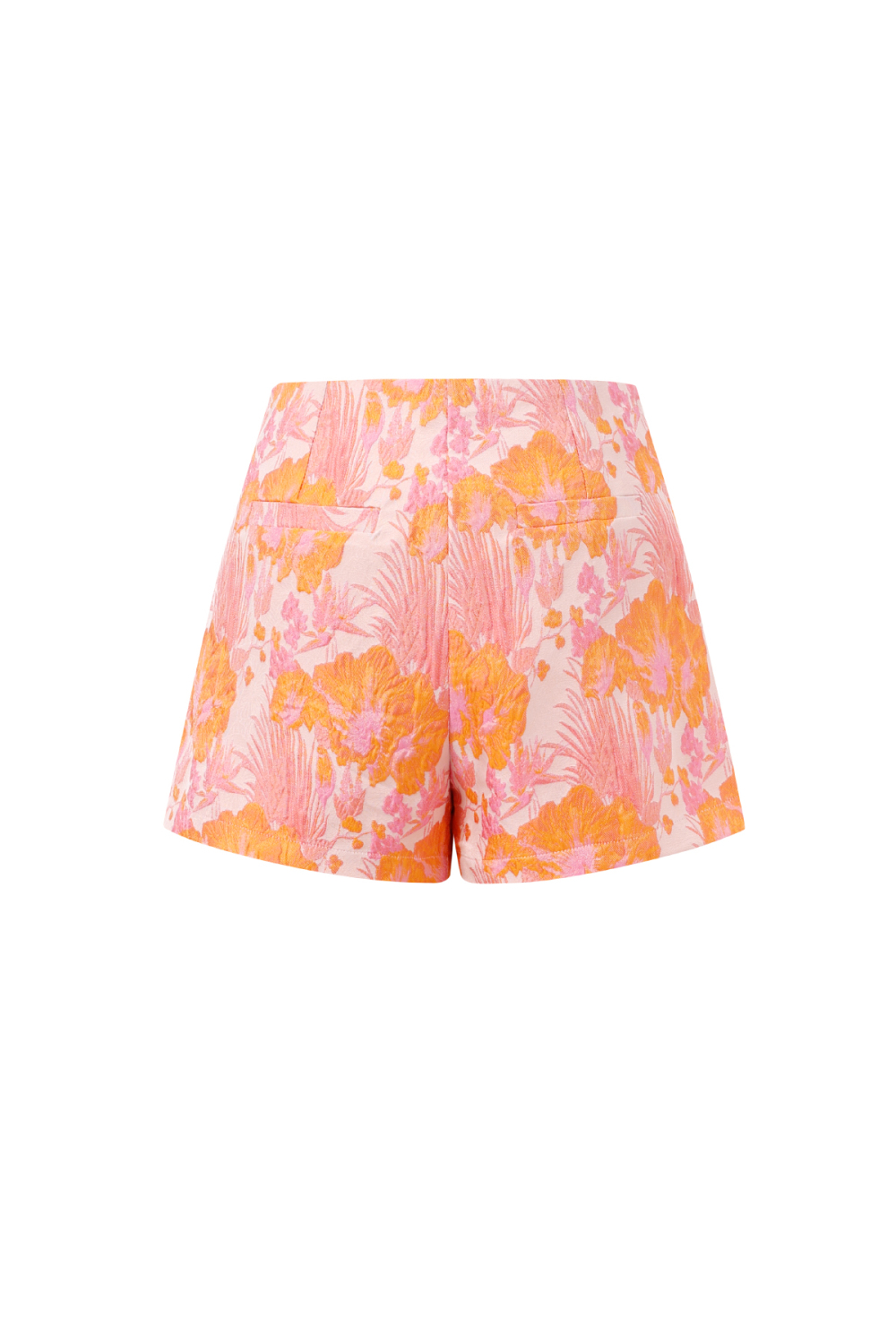 Shorts Femme Tissu Polyester Fibre Élégant Imprimé Floral Image3