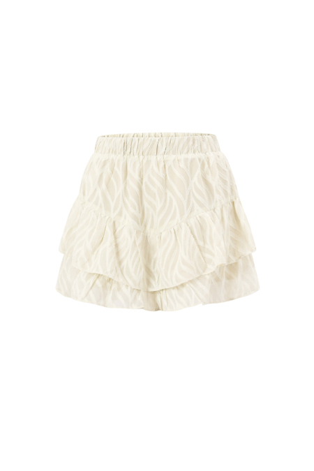 Tissu Polyester Fibre Femmes Pantskirts Élégant Couleur Unie Printemps/Été 2