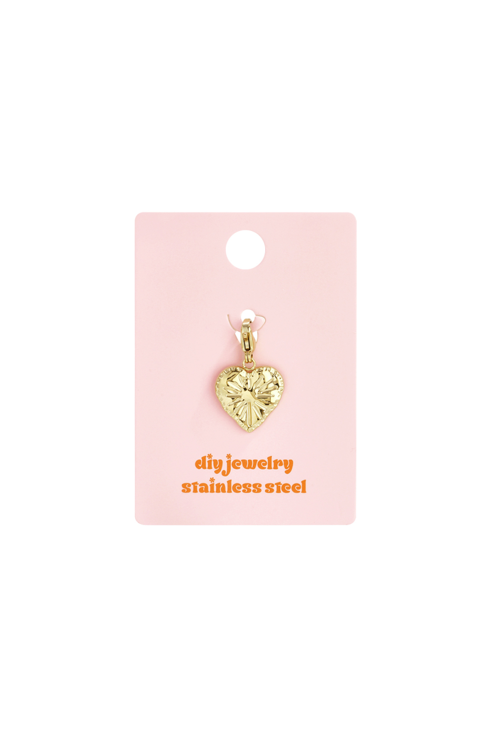 Bijoux Pour Femmes - Breloques En Forme De Cœur - Collection Décontractée Et Simple Pour Tous Les Jours Image2