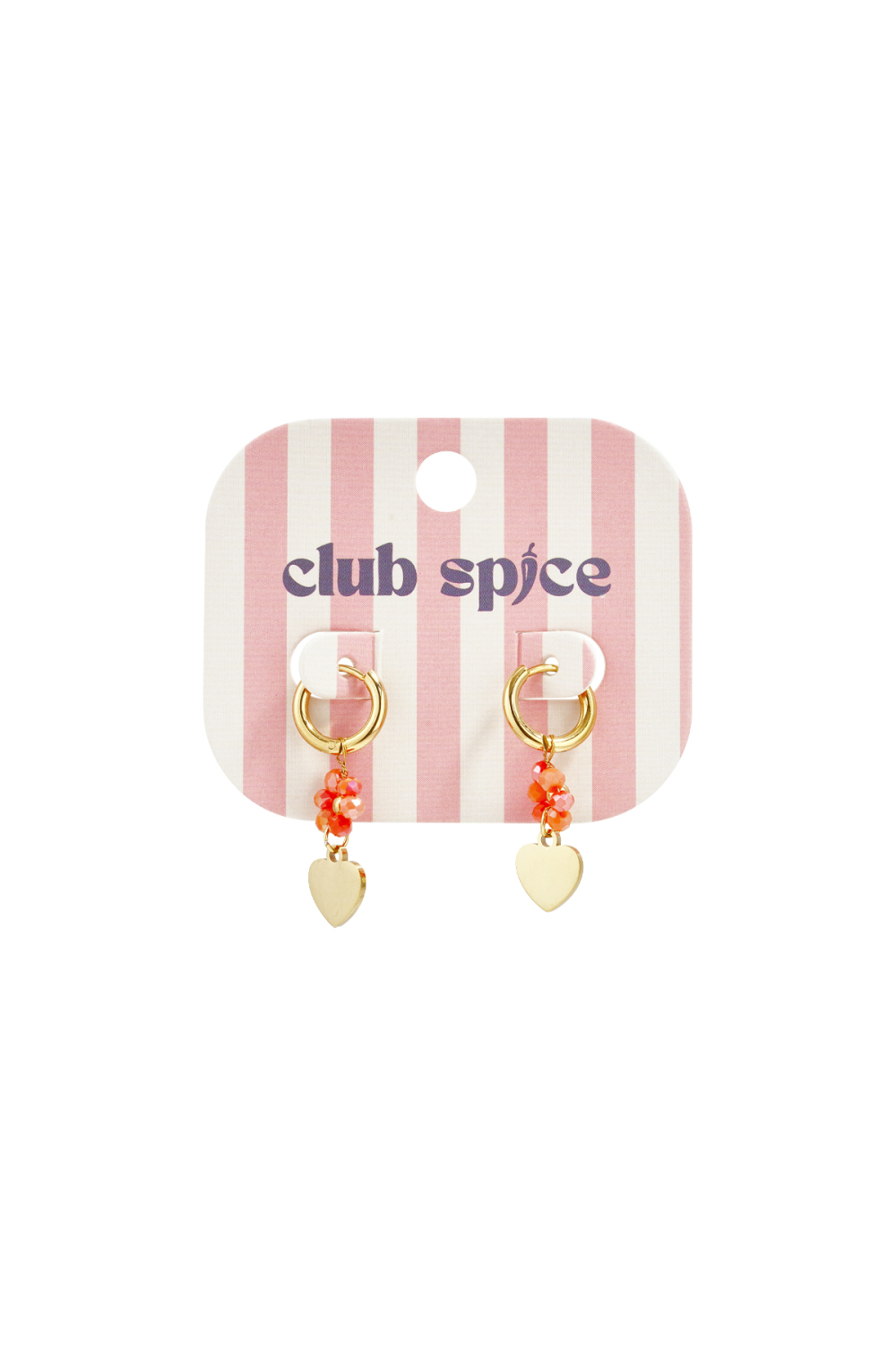 Boucles D'Oreilles Avec Un Cœur Sur Une Fleur Perlée Image4
