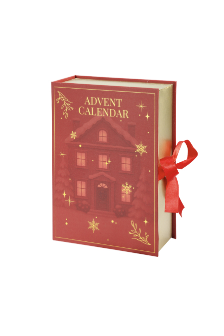 Calendriers de l'Avent de Noël rectangulaires Daily en acier inoxydable Noël