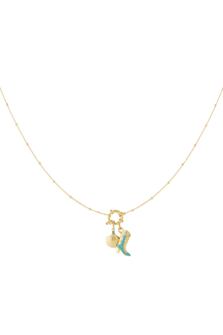 Collier DIY en forme de cœur avec une botte 2