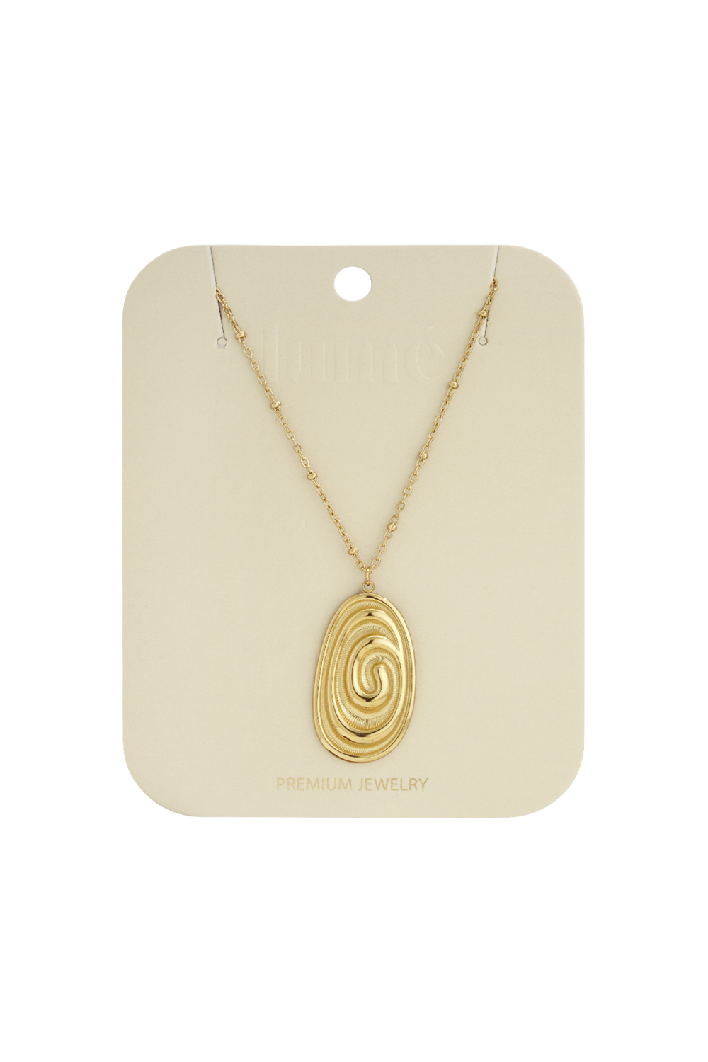 Colliers Longs En Acier Inoxydable De Forme Irrégulière, Série Décontractée, Simple Et Quotidienne, Bijoux Pour Femmes h5Image5