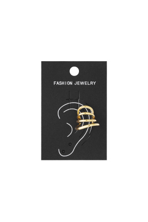 Boucles D'Oreilles Géométriques En Cuivre, Style Décontracté Et Quotidien h5 Image4