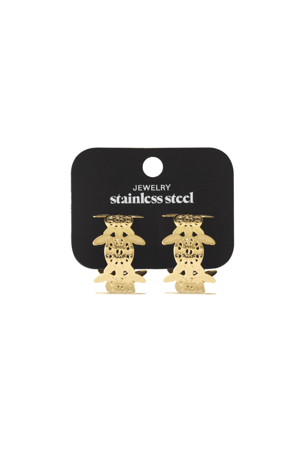Boucles D'Oreilles Créoles Tortue De Mer Image4